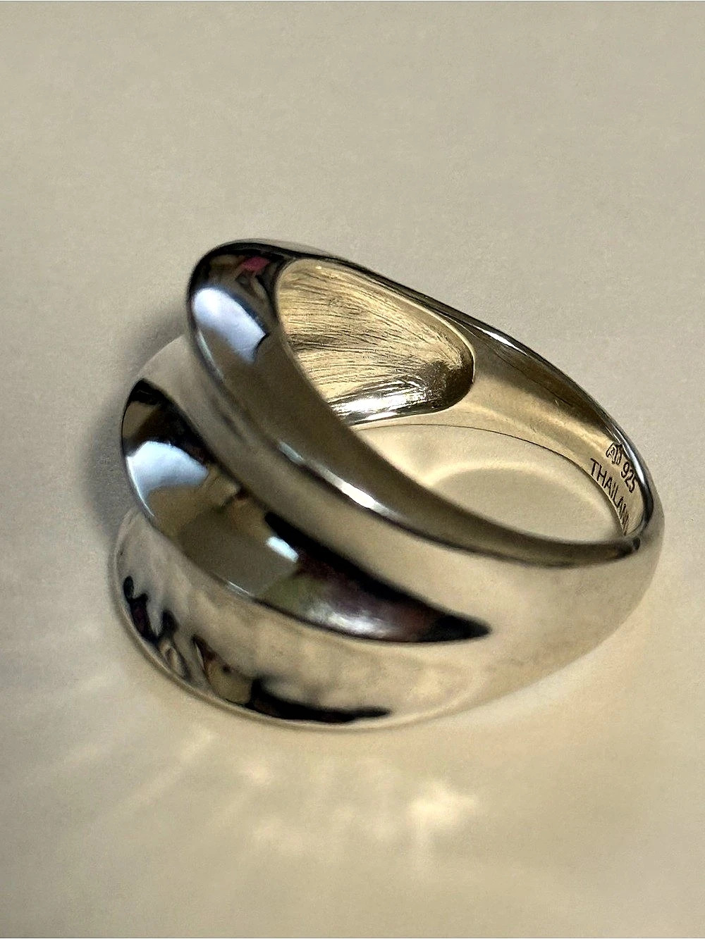 Sterling Silver Dome Ring 925 Sterling Silver